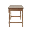 Tabitha - Desk With Drawer And Turned Legs - Natural