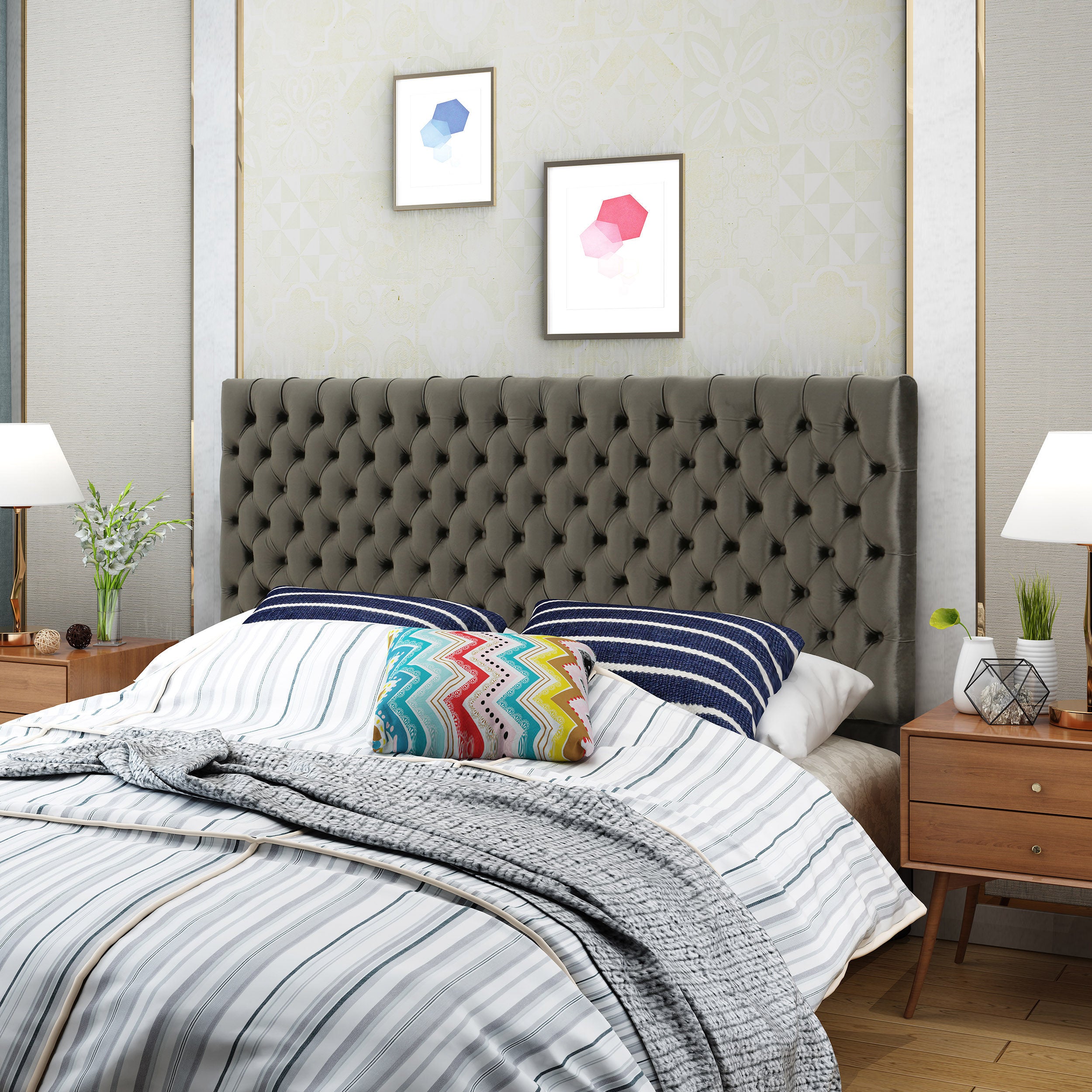 BIERMAN KING/CAL KING HEADBOARD - Atlantic Fine Furniture Melbourne FL