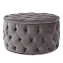 Modern Glam Ottoman Velvet