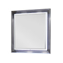 Moon - Smooth Mirror With LED - White