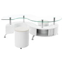 Buckley - Stool, Box 3 of 3 - White High Gloss