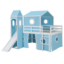 Loft Bed & Slide Tent And Tower