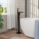 Freestanding Bathtub Faucet With Waterfall Tub Filler And Hand Shower