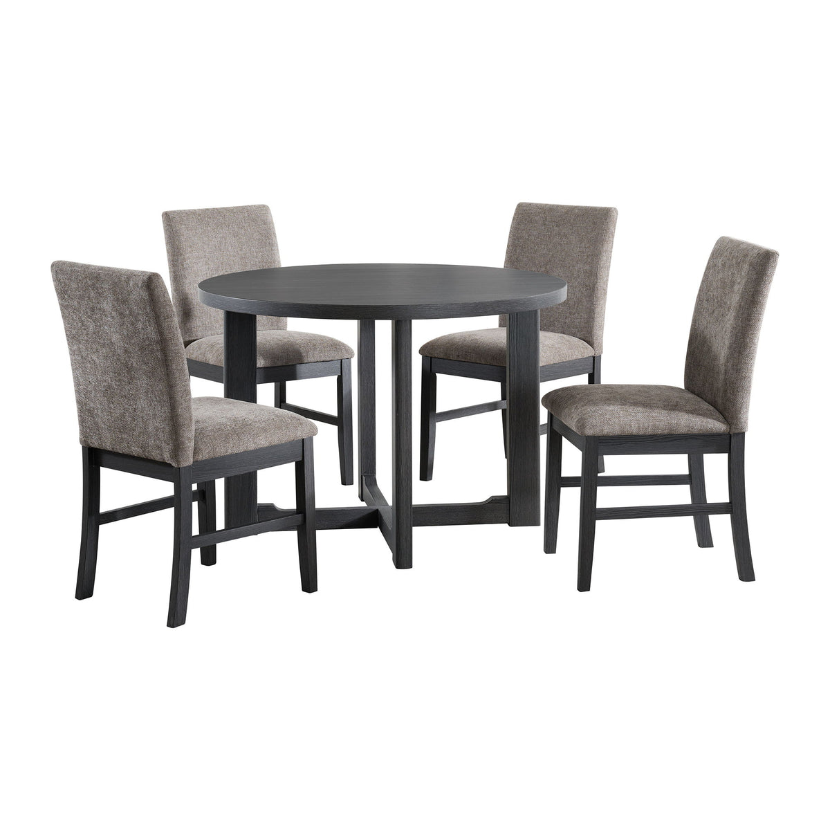 Wakefield 5 Piece Dining Set (Table And 4 Chairs) in Espresso by Elements International