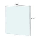 Square Tempered Glass Top