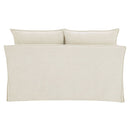 Shane - Loveseat With 2 Pillows - Beige Linen