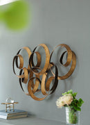 SerethaLeaf Wall Decor - Gold