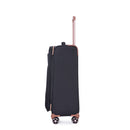 4 Piece Set, Softshell Suitcase Spinner Wheels Terylene Luggage Sets