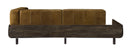 Blanca - Sofa - Chestnut Top Grain Leather & Rustic Oak
