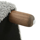 Contemporary Ottoman With Foam Cushion And Durable Upholstery