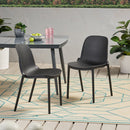 Outdoor Stacking Dining Side Chair (Set of 2)