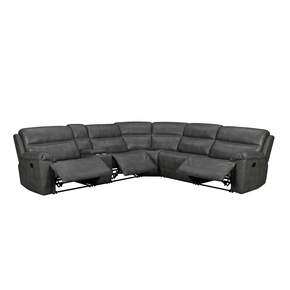 Camaro 6 Piece Sectional in Nugget Gray by Elements International, view 7