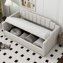 Modern Upholstered Daybed With Underneath Storage