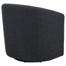 Mossbrook - Fabric Upholstered Swivel Accent Chair