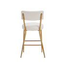 Modern Teddy Fabric Upholstered Bar Stools