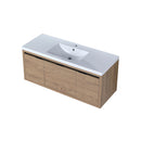 Floating Bathroom Vanity With Resin Sink And Soft Close Doors