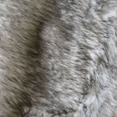 Luxury Throw Blanket With Streaks - Gray