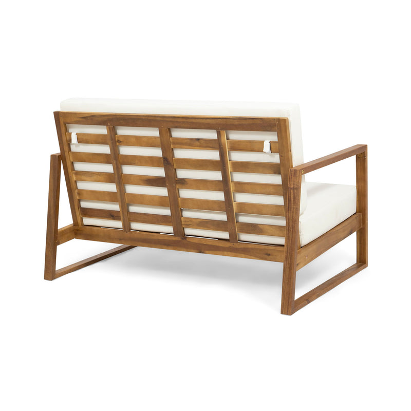 Belgian - Loveseat & Coffee Table Set With Water Resistant Cushions