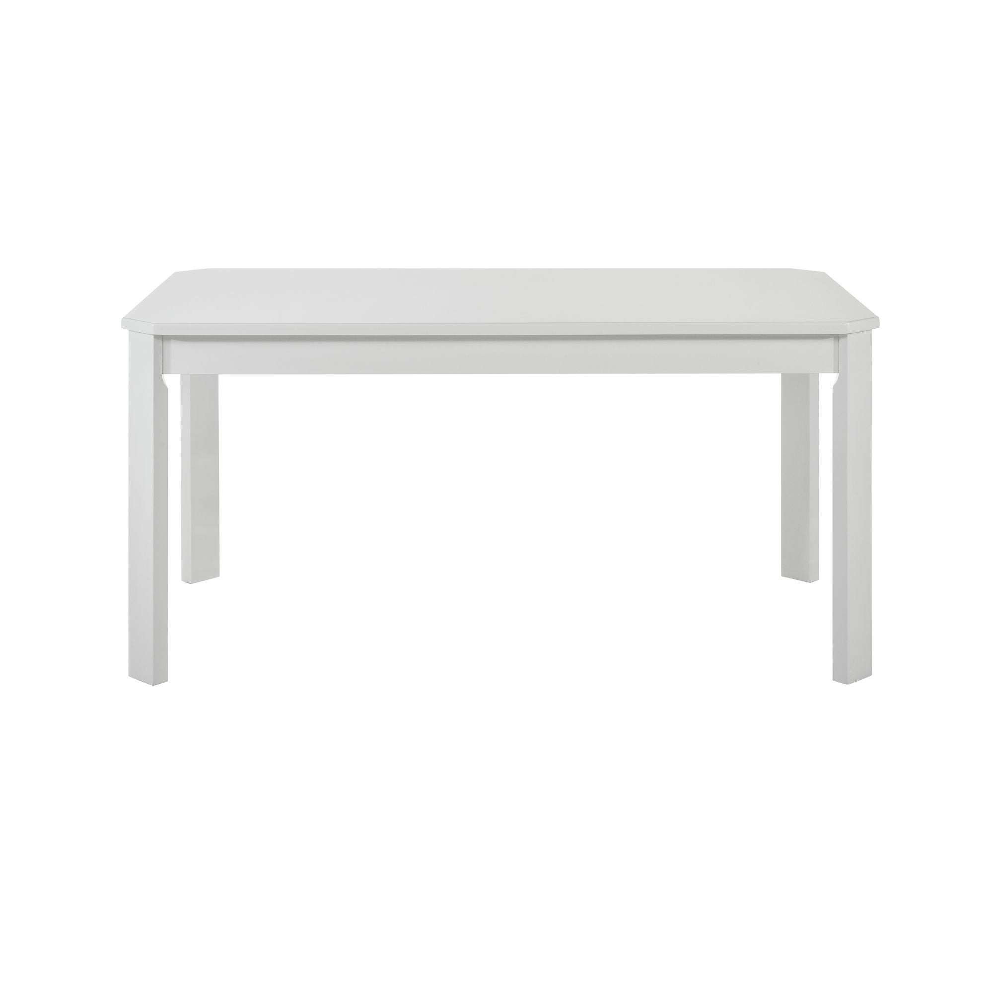 Travis Youth - 5 Piece Dining Set With Table And 4 Chairs - White - Atlantic Fine Furniture Melbourne FL