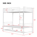 Metal Bunk Bed & Shelf And Guardrails
