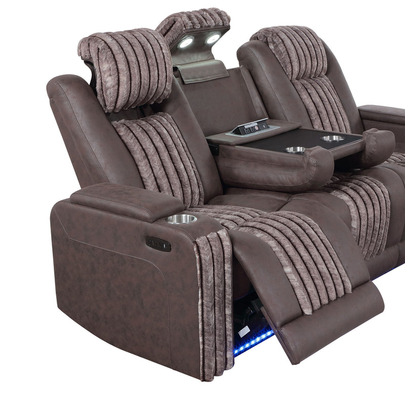 Duran - Power Reclining Sofa With Power Headrest