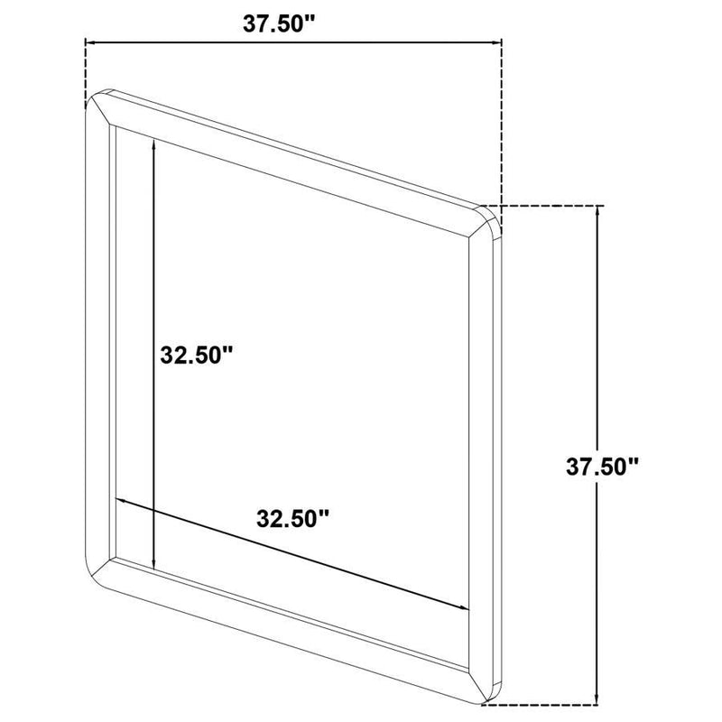 Cavelle - Dresser Mirror - Black