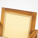 Preston - Outdoor Dining Chair With Cushion (Set of 2) - Teak / Beige