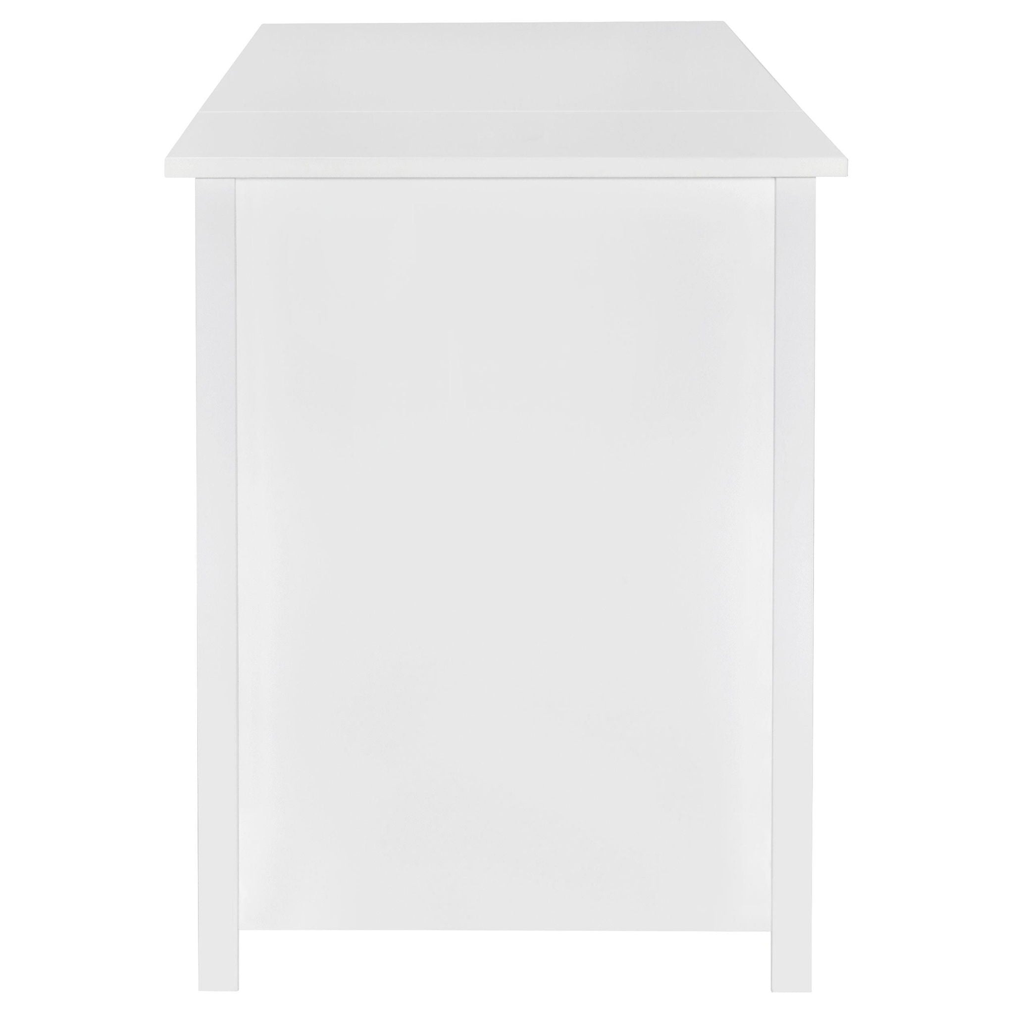 Dylan 60-inch 4-drawer Lift Top Office Desk White High Gloss