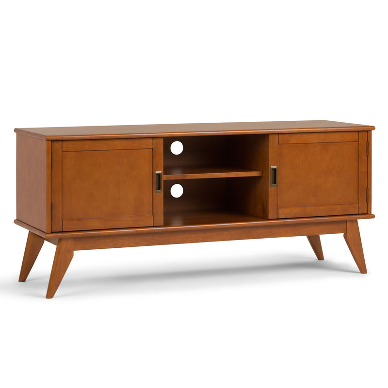 Draper - Handcrafted Mid Century Low TV Media Stand