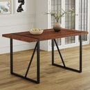 Industrial Rectangular Dining Table For 4 - 6 People