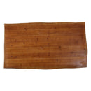 Modern Industrial Faux Live Edge Dining Table With Hairpin Legs - Natural