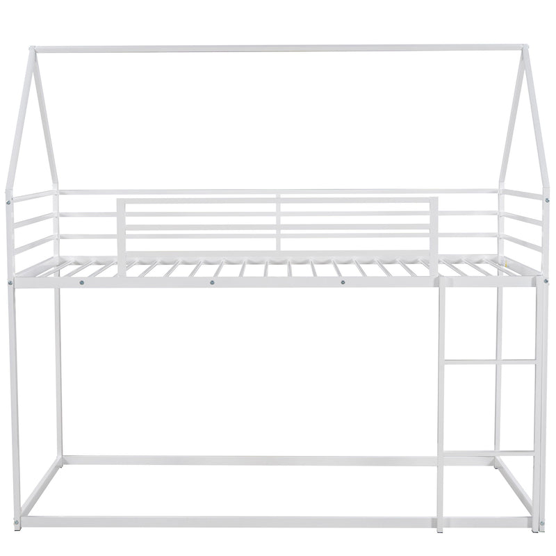 House Bunk Bed With Built In Ladder