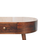 Rounded Wood Table