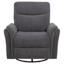 Adler - Upholstered Power Swivel Glider Recliner