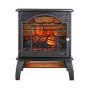 3D Flame Electric Infrared Quartz Fireplace Stove With Remote Control