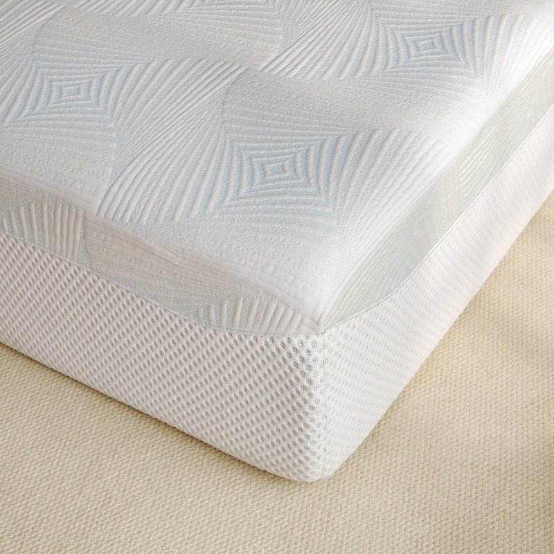 King Mattress & Bed Frame With Cool , Innovative All In One, Pressure Relief, Motion Isolation - White