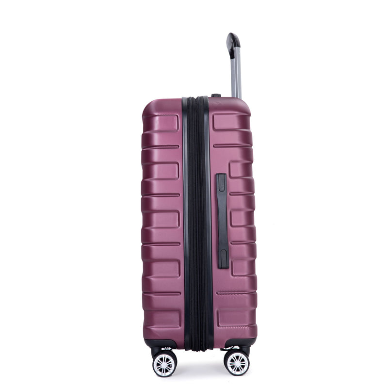 Luggage Set Of 5 Pieces, Expandable Hard Pc Luggage Set With Tsa Lock For Rotating Wheels