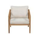 Westin - Outdoor Acacia Wood 4 Pieces Chat Set - Teak / Beige