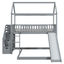 House Bunk Bed With Slide