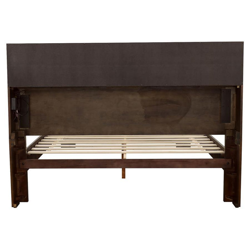 Jessica - LED Storage Bookcase Bed