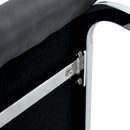 Luxury Simple Arch Chair Set Of 4 High Resilience Dining Chair - Dark Gray / Silver