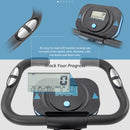 Exercise Bike Folding Stationary Bikes For Home With 16 Level Magnetic Resistance