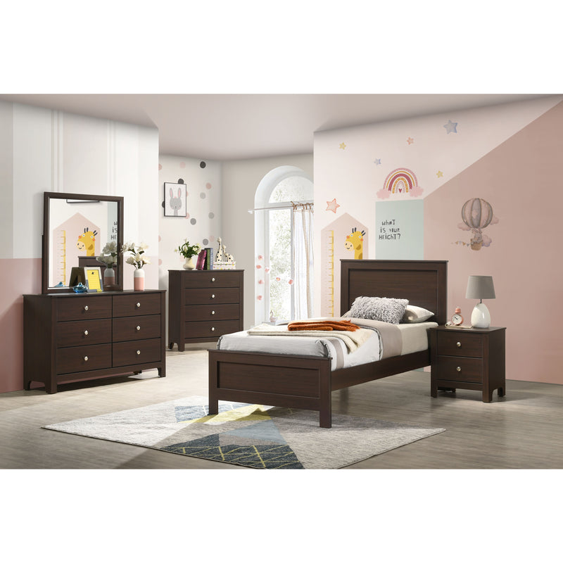 Sami - Youth Dresser And Mirror Set - Espresso