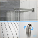 Dual Shower Head 10" Wall Mounted Square Shower System
