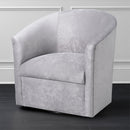 Eden - Swivel Chair With Microfiber Upholstery And Hardwood Frame