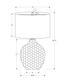 Lighting, Table Lamp, Resin, Contemporary - Brown