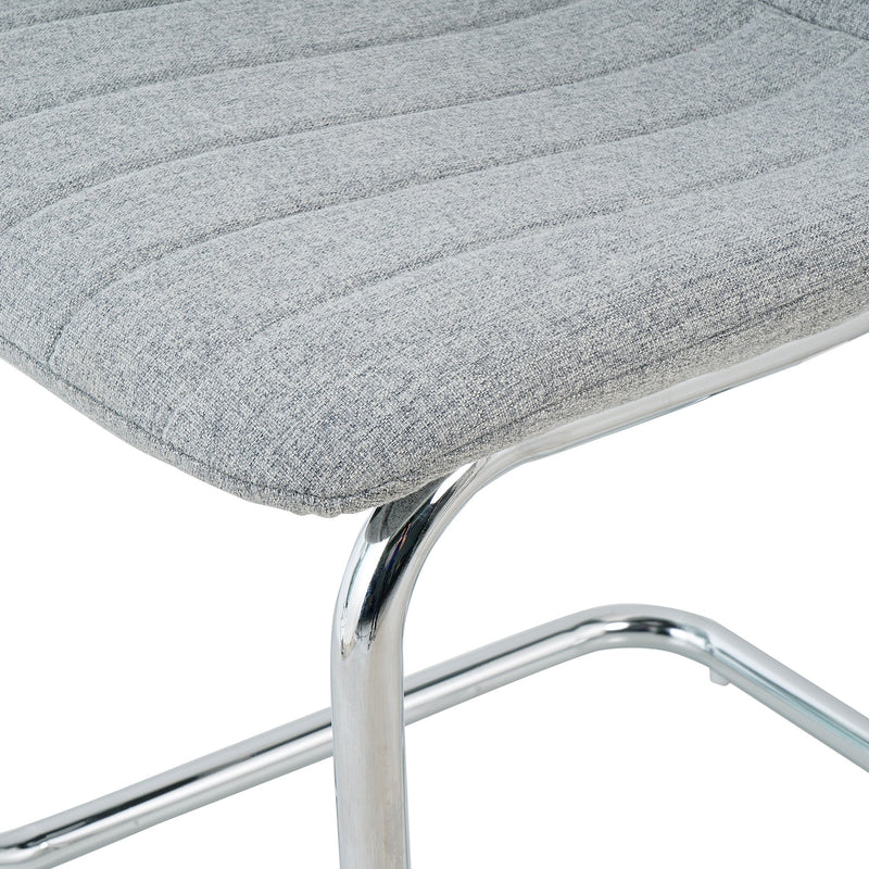 Modern Dining Chair With Metal Legs