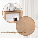 Slim Console Table, Narrow Entryway Table With Bead Detail - Light Natural / Natural