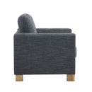 Harmonia - Classic Fabric Upholstered Armchair With Rubber Wood Frame