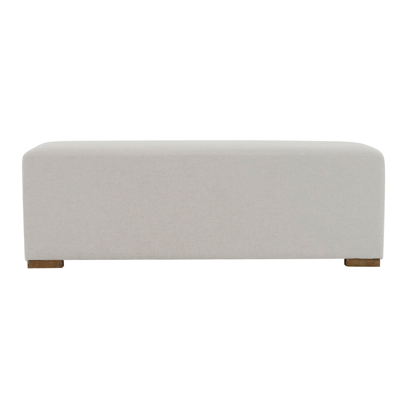 Simple Long Ottoman For Living Room - White